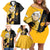 Evans Soul Eater Family Matching Off Shoulder Short Dress and Hawaiian Shirt Anime Art Mix With Skull Pattern Style