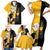 Evans Soul Eater Family Matching Short Sleeve Bodycon Dress and Hawaiian Shirt Anime Art Mix With Skull Pattern Style