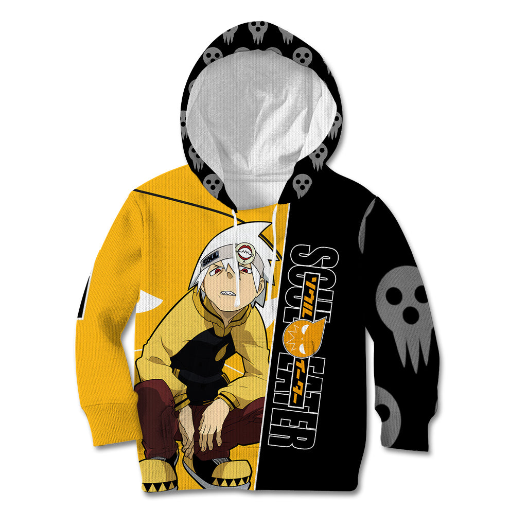 Evans Soul Eater Kid Hoodie Anime Art Mix With Skull Pattern Style