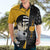 Death the Kid Soul Eater Hawaiian Shirt Anime Art Mix With Skull Pattern Style