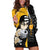 Death the Kid Soul Eater Hoodie Dress Anime Art Mix With Skull Pattern Style