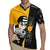 Death the Kid Soul Eater Rugby Jersey Anime Art Mix With Skull Pattern Style