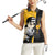 Death the Kid Soul Eater Women Sleeveless Polo Shirt Anime Art Mix With Skull Pattern Style