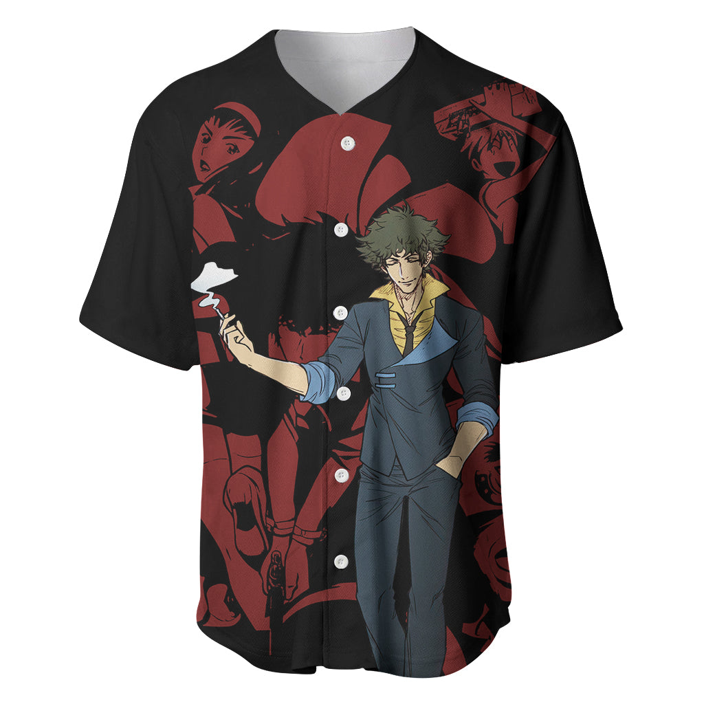 Bebop - Cowboy Bebop Baseball Jersey Anime Mix Manga Style