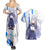 Vladilena Milize Couples Matching Summer Maxi Dress and Hawaiian Shirt Anime Style