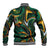 Trippy Green White Power Rangers Baseball Jacket Anime Style