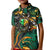 Trippy Green White Power Rangers Kid Polo Shirt Anime Style