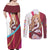 Taiga Aisaka - Toradora Couples Matching Off Shoulder Maxi Dress and Long Sleeve Button Shirt Anime Style