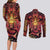 Trippy Naruto Baryon Mode Boruto Couples Matching Long Sleeve Bodycon Dress and Long Sleeve Button Shirt Anime Style