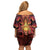 Trippy Naruto Baryon Mode Boruto Off Shoulder Short Dress Anime Style