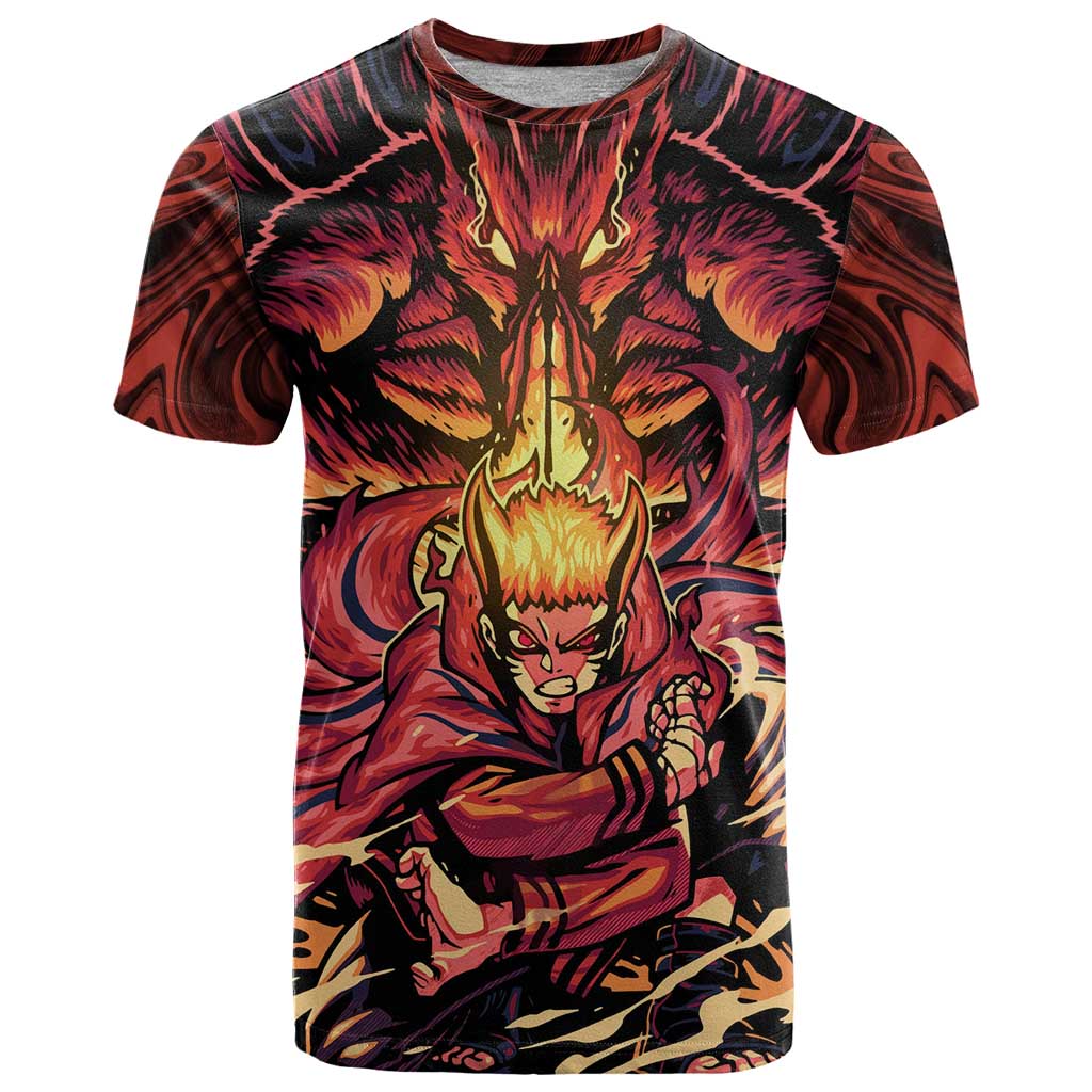 Trippy Naruto Baryon Mode Boruto T Shirt Anime Style