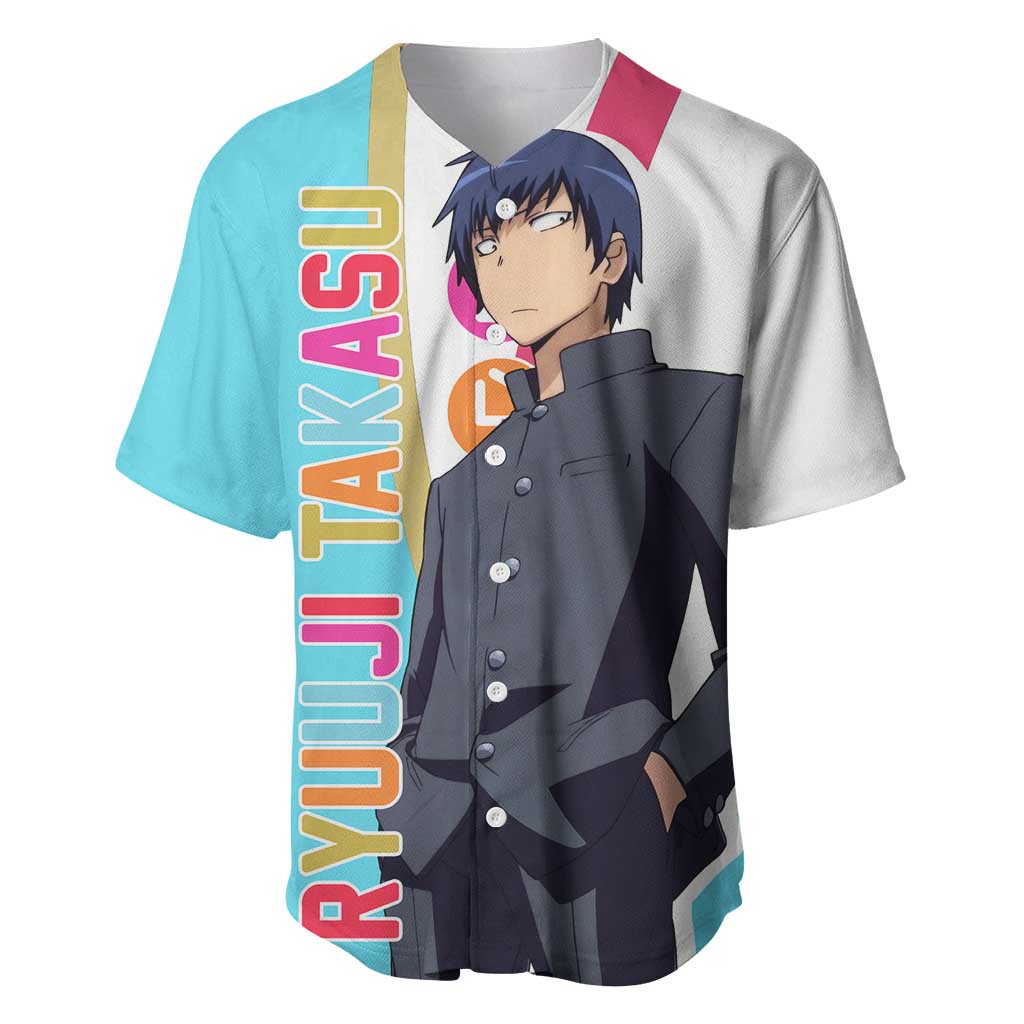 Ryuuji Takasu - Toradora Baseball Jersey Anime Style