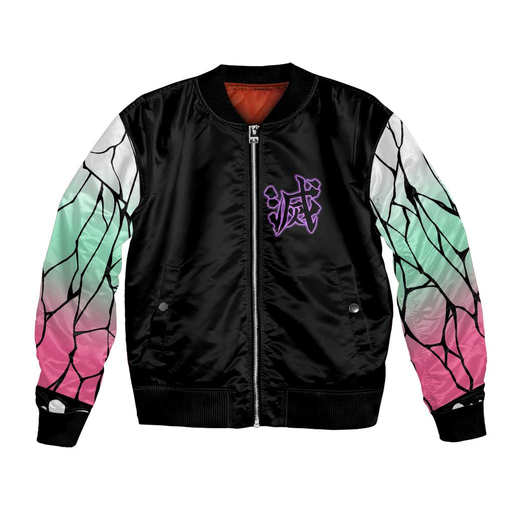 Kocho Shinobu Demon Slayer Bomber Jacket Anime Style