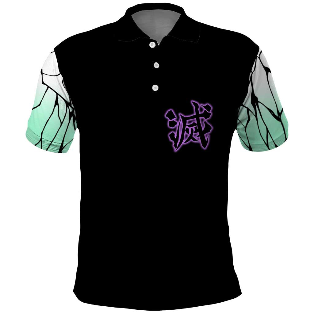 Kocho Shinobu Demon Slayer Polo Shirt Anime Style