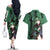 Tatsumaki - One Punch Man Couples Matching Off The Shoulder Long Sleeve Dress and Hawaiian Shirt Anime Style