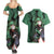 Tatsumaki - One Punch Man Couples Matching Summer Maxi Dress and Hawaiian Shirt Anime Style