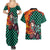 Tanjiro Sun Breathing - Demon Slayer Couples Matching Summer Maxi Dress and Hawaiian Shirt Anime Style