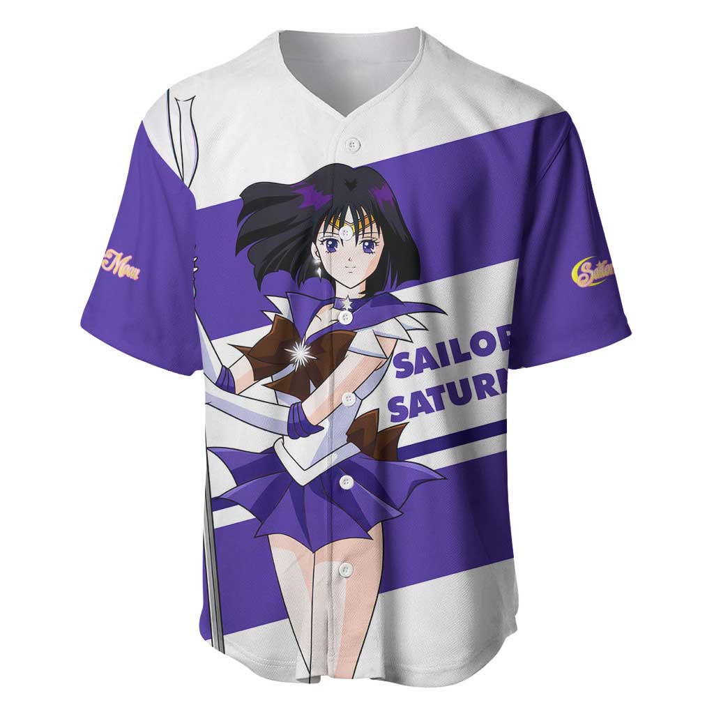 Sailor Saturn - Sailor Moon Baseball Jersey Anime Style