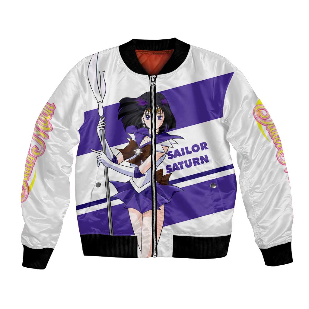 Sailor Saturn - Sailor Moon Bomber Jacket Anime Style