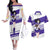 Sailor Saturn - Sailor Moon Couples Matching Off The Shoulder Long Sleeve Dress and Hawaiian Shirt Anime Style