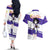 Sailor Saturn - Sailor Moon Couples Matching Off The Shoulder Long Sleeve Dress and Hawaiian Shirt Anime Style