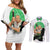 Roronoa Zoro - Straw Hat - One Piece Couples Matching Off Shoulder Short Dress and Long Sleeve Button Shirt Anime Style