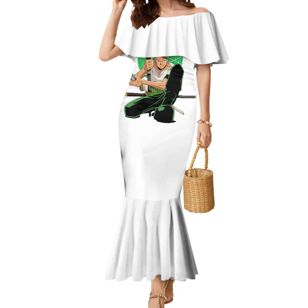 Roronoa Zoro - Straw Hat - One Piece Mermaid Dress Anime Style