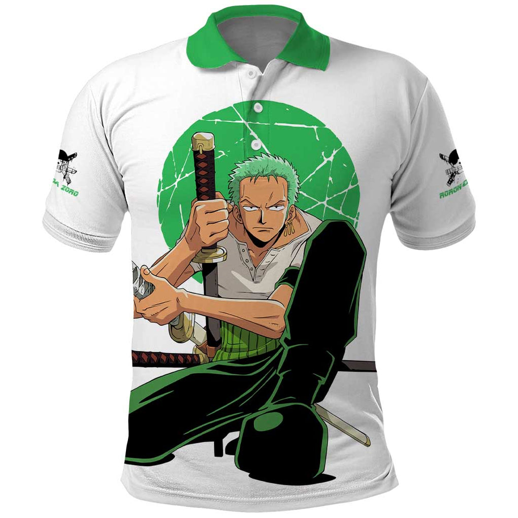 Roronoa Zoro - Straw Hat - One Piece Polo Shirt Anime Style