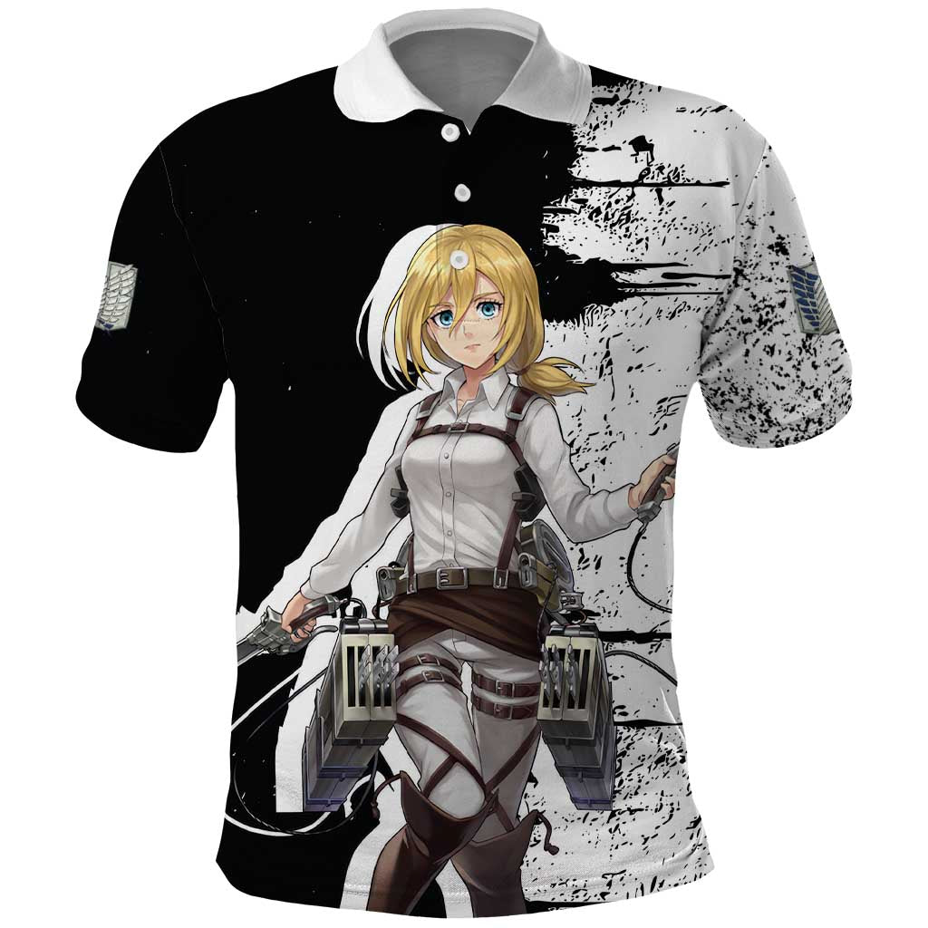 Historia Reiss - Attack On Titan Polo Shirt Anime Style