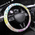 I Try To Avoid Drama Sugar Skull Colorful Steering Wheel Cover