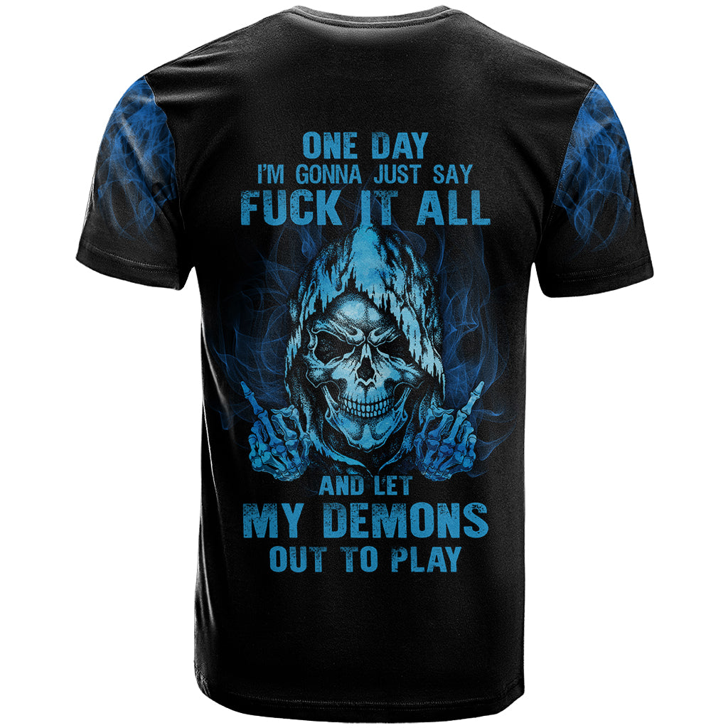 my-demons-out-to-play-skull-t-shirt