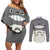 Totoro - My Neighbor Totoro Couples Matching Off Shoulder Short Dress and Long Sleeve Button Shirt Anime Style