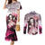 Nezuko - Demon Slayer Couples Matching Mermaid Dress and Long Sleeve Button Shirt Anime Style