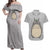 Totoro My Neighbor Totoro Couples Matching Off Shoulder Maxi Dress and Hawaiian Shirt Ghibli Anime Style