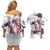 Kanao - Demon Slayer Couples Matching Off Shoulder Short Dress and Hawaiian Shirt Anime Style