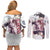 Kanao - Demon Slayer Couples Matching Off Shoulder Short Dress and Long Sleeve Button Shirt Anime Style