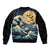 Kanagawa Wave Janpan Halloween Bomber Jacket Japan Art Style