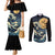 Kanagawa Wave Janpan Halloween Couples Matching Mermaid Dress and Long Sleeve Button Shirt Japan Art Style