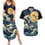 Kanagawa Wave Janpan Halloween Couples Matching Summer Maxi Dress and Hawaiian Shirt Japan Art Style