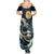 Kanagawa Wave Janpan Halloween Summer Maxi Dress Japan Art Style