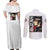 Muzan Kibutsuji - Demon Slayer Couples Matching Off Shoulder Maxi Dress and Long Sleeve Button Shirt Anime Style