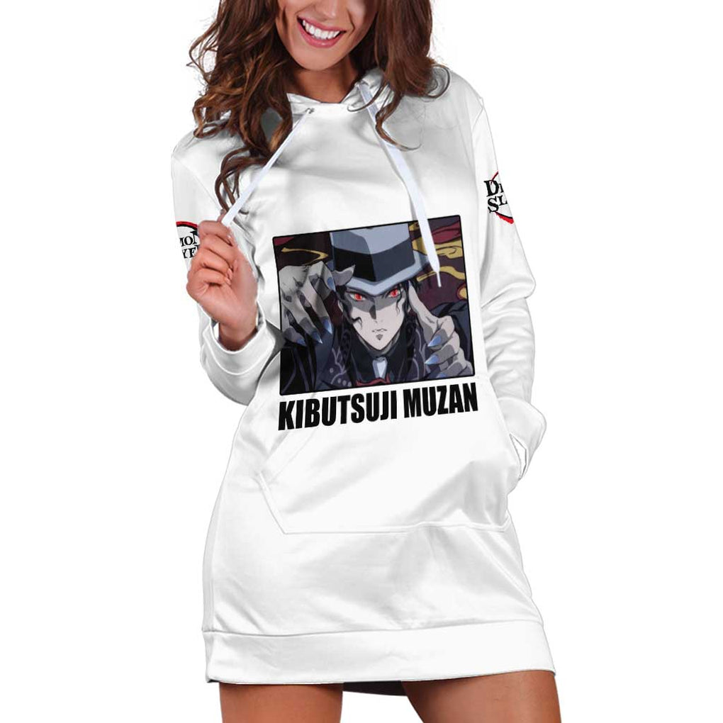 Muzan Kibutsuji - Demon Slayer Hoodie Dress Anime Style