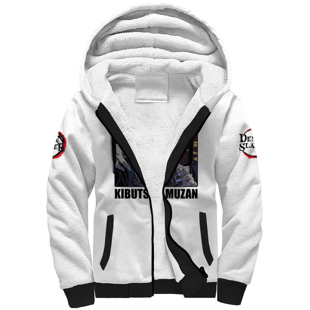 Muzan Kibutsuji - Demon Slayer Sherpa Hoodie Anime Style