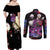 Kaneki Ken Tokyo Ghoul Grunge Couples Matching Off Shoulder Maxi Dress and Long Sleeve Button Shirt Anime Style