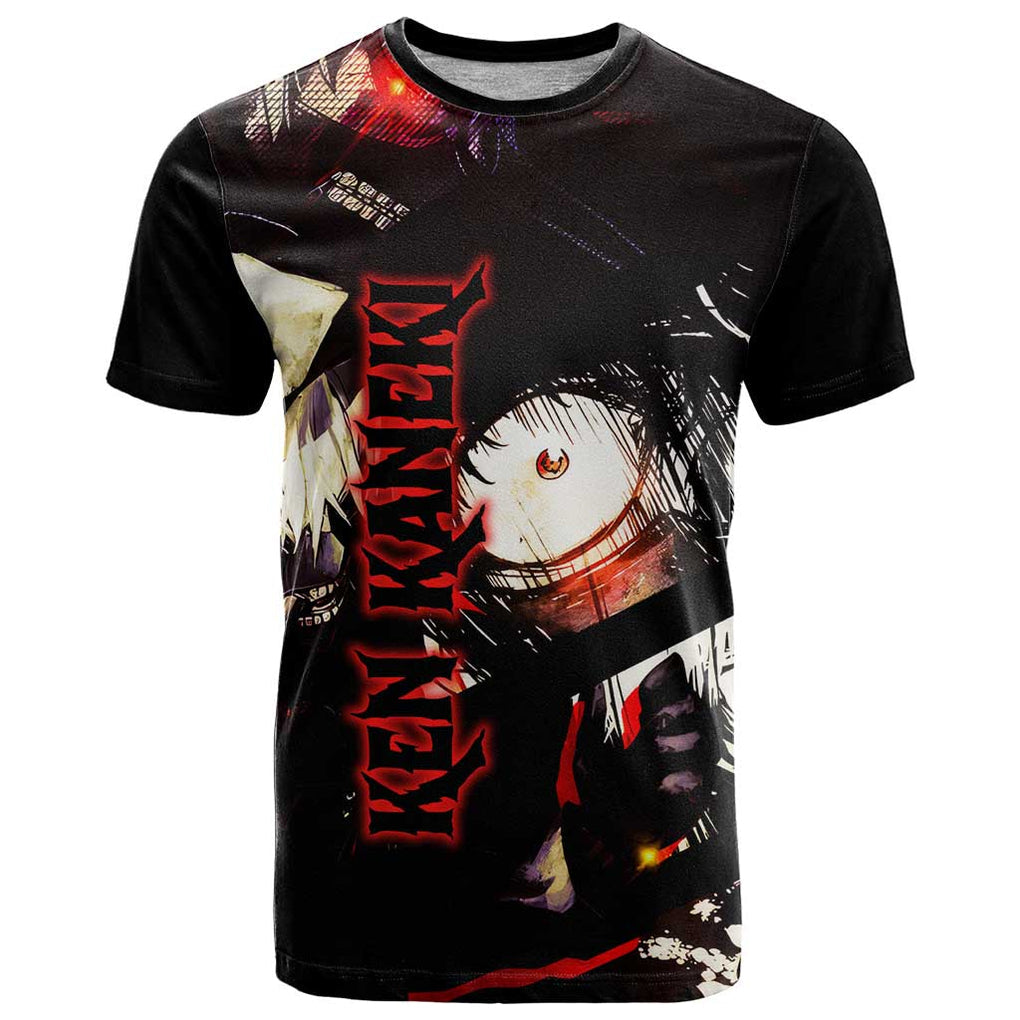 Kaneki Ken Tokyo Ghoul Grunge T Shirt Anime Style