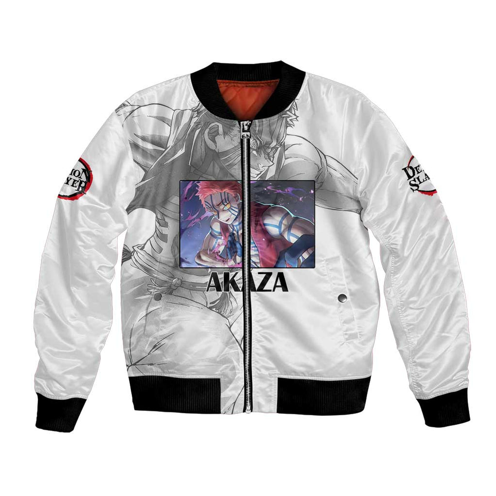 Akaza - Demon Slayer - Kimesu no Yaiba Bomber Jacket Japan Art Style