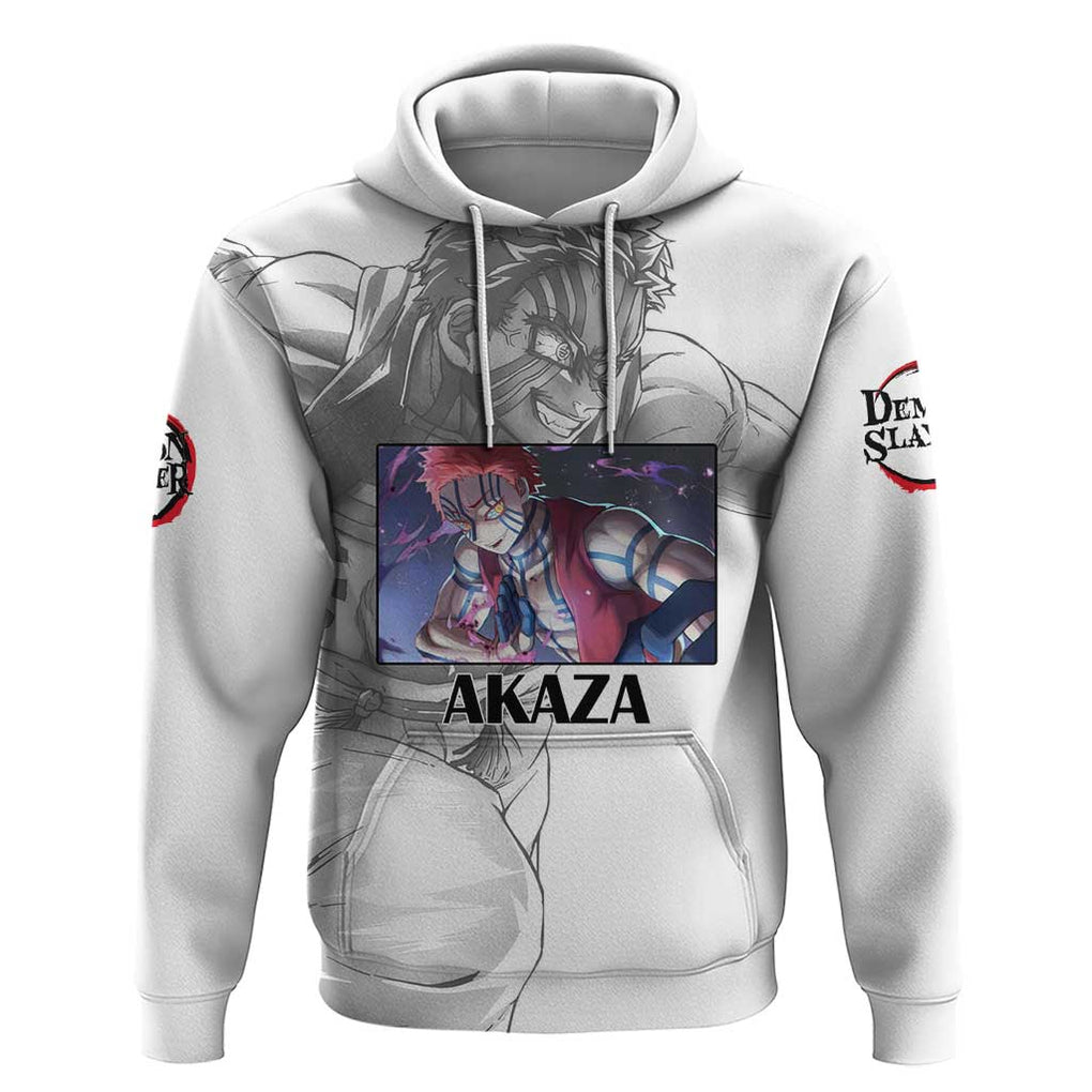 Akaza - Demon Slayer - Kimesu no Yaiba Hoodie Japan Art Style