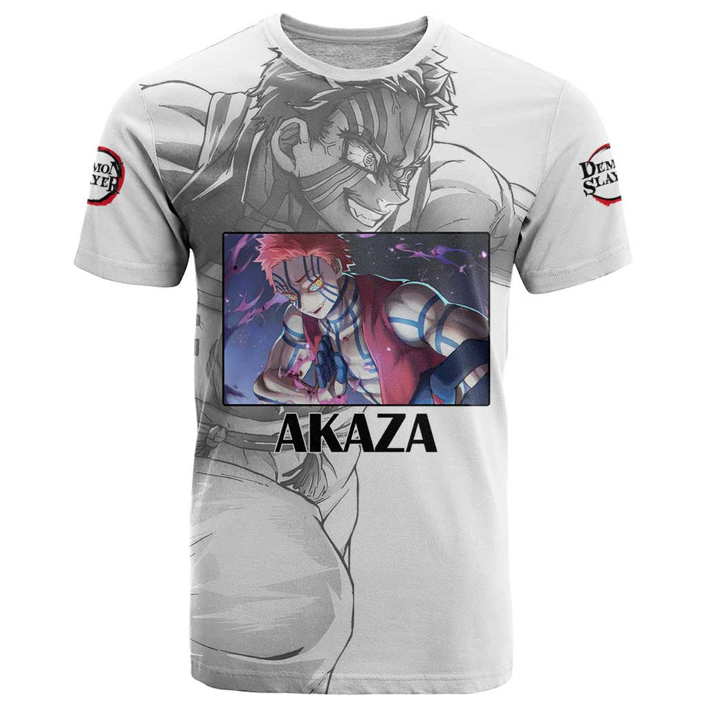 Akaza - Demon Slayer - Kimesu no Yaiba T Shirt Japan Art Style