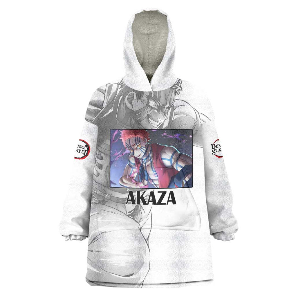 Akaza - Demon Slayer - Kimesu no Yaiba Wearable Blanket Hoodie Japan Art Style