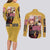 Soul Evans Soul Eater Couples Matching Long Sleeve Bodycon Dress and Long Sleeve Button Shirt Anime Style